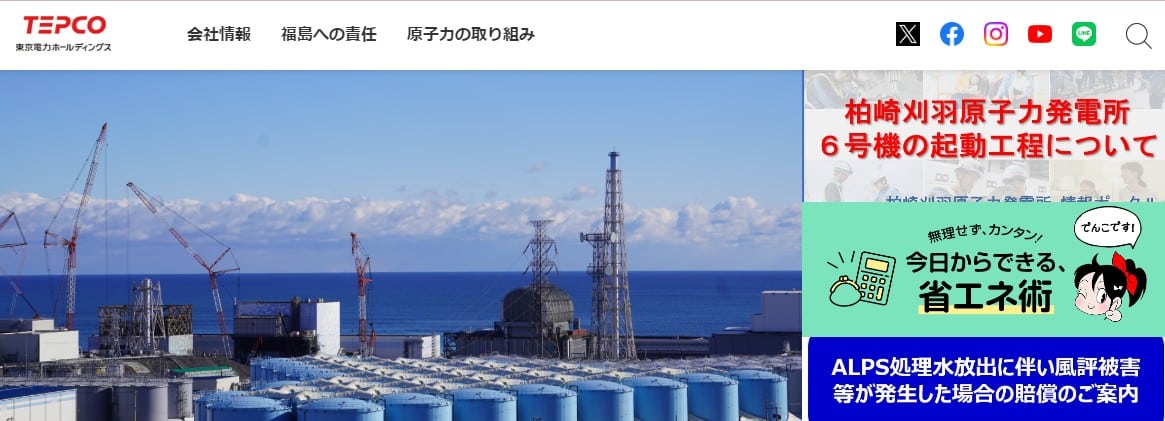 東京電力ホールディングス株式会社