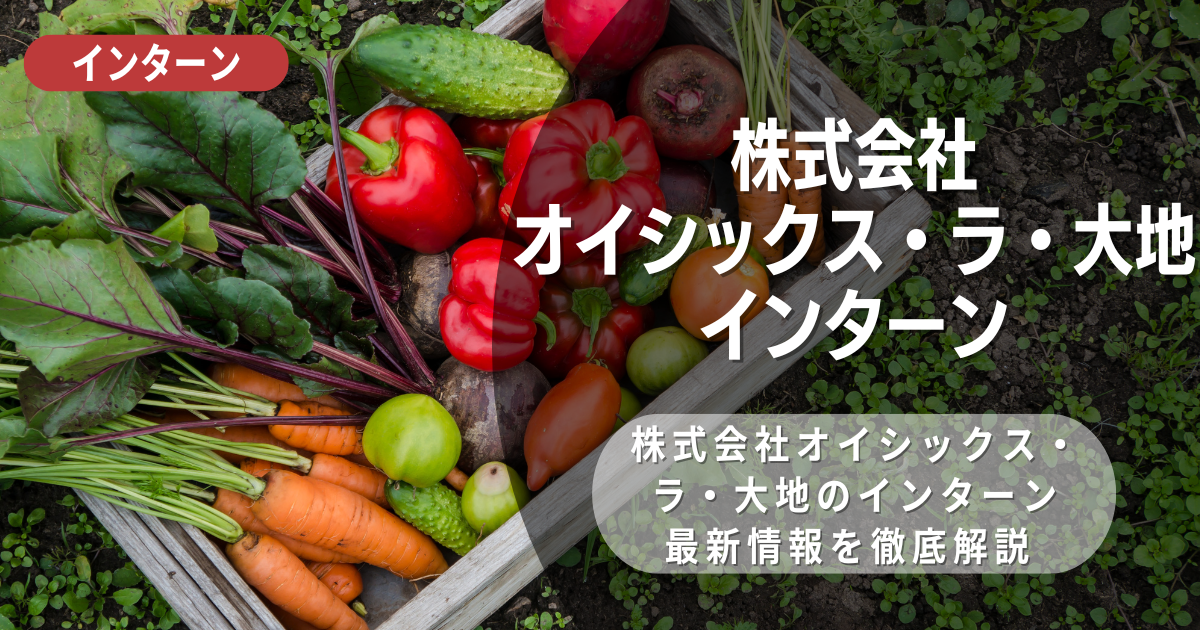 オイシックス・ラ・大地が行っているインターン内容とは？参加メリットや26卒向け選考対策も紹介