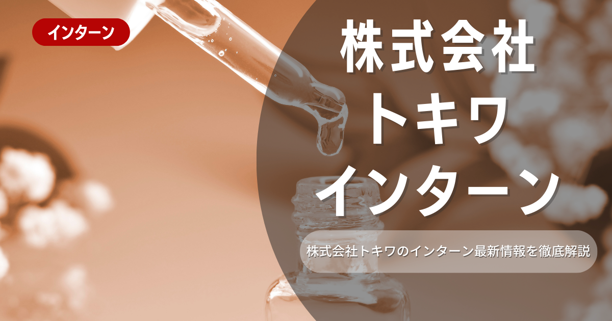 トキワが行っているインターン内容とは？参加メリットや26卒向け選考対策も紹介