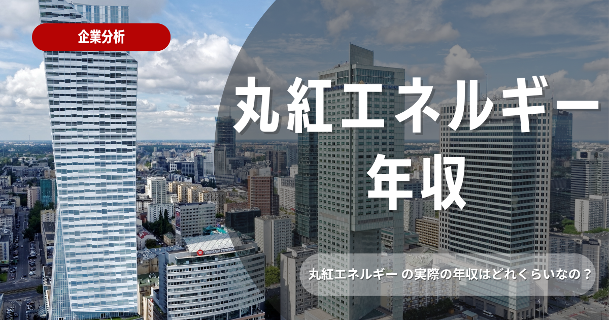 丸紅エネルギーの年収とは！特徴や向き不向きは？選考に役立つ内容を徹底解説！